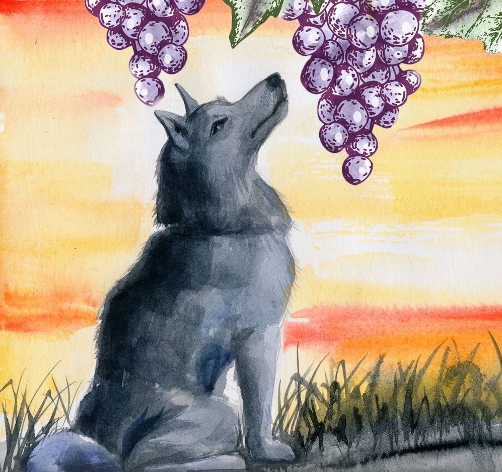 A raposa e as uvas